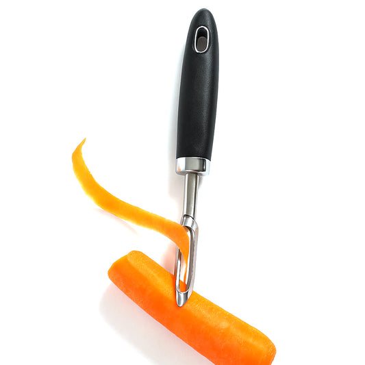 Stainless Steel Flat Vegetable Peeler – Ergonomic Non-Slip Handle for Fruits & Vegetables