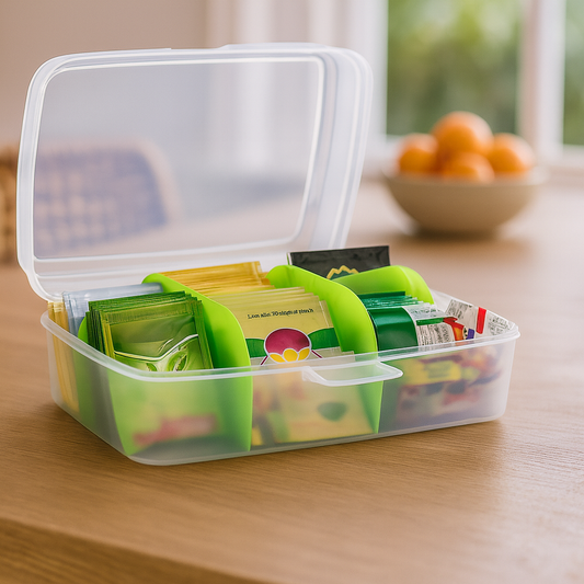 Travelling Organiser Box – Multi-Compartment Storage Case with Secure Lid