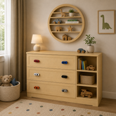 Wooden Cart Chester with Toy Car Handles