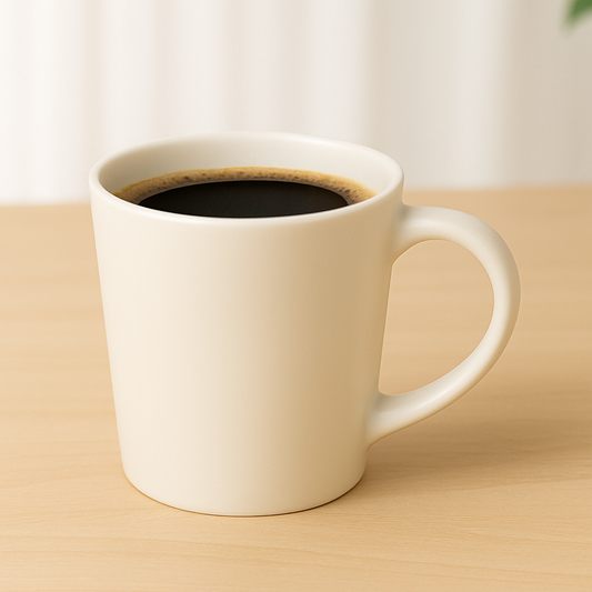 420ML Tall Ceramic Mug – White