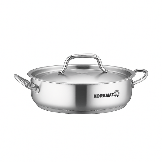Proline Gastro Stainless Steel Casserole Pot Set – Professional Grade Cookware (Sizes: 20x12, 28x12, 28x16, 32x19, 36x10, 36x21, 40x25 cm)