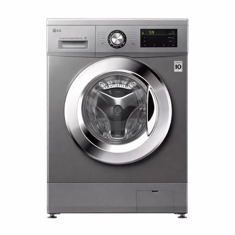 LG Front Load Washing Machine 8kg with Smart Inverter Technology – Energy Efficient & Powerful Cleaning (F2V5RGP2T) - Habitt