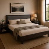 Carter King Size Bed with 2 Side Tables