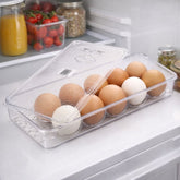 Plastic 10-Piece Egg Storage Box with Transparent Cover - Habitt