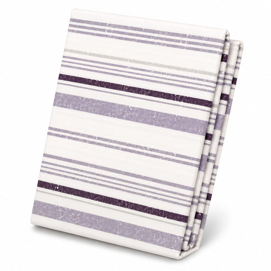 Lavender lines Double Bed Sheet 96x102"
