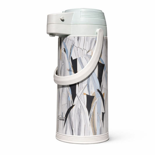 Air Pot 1.9 LTR – Insulated Pump Thermos Flask ( White, Beige, Light-Grey, Dark-Grey) - Habitt