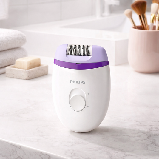 Philips Satinelle Essential Corded Compact Epilator BRE225/01 – Efficient Hair Removal for Smooth Skin - Habitt