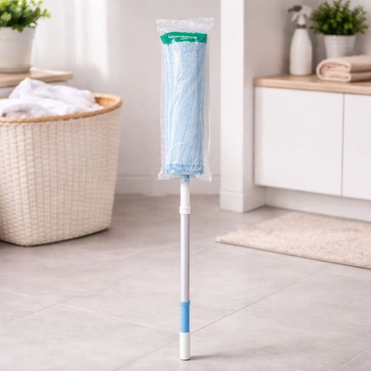Heavy Duty Mop with Absorbent Towel Head – Assorted Colors | Durable Floor Cleaning Mop