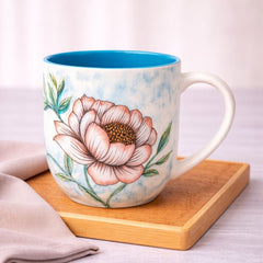 Floral Ceramic Mug – 400ml (BR2003)