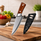 Steel Knife with Cover