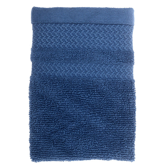 FACE TOWEL 500GSM.FABRIC.Blue.13X13 - Habitt