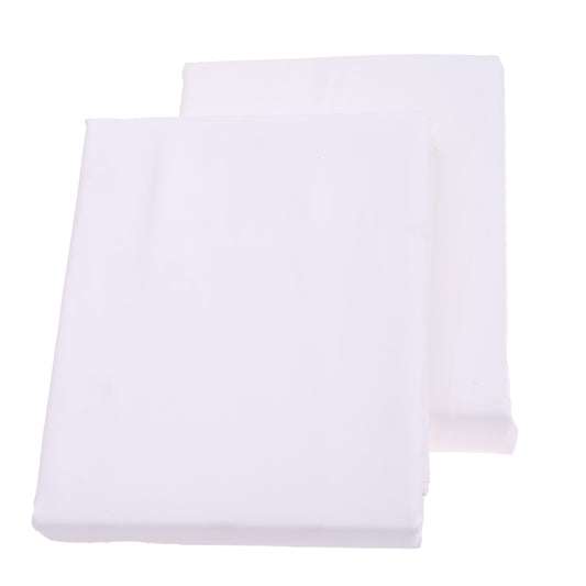 White Dyed Double Bedding Set of 6 - Habitt