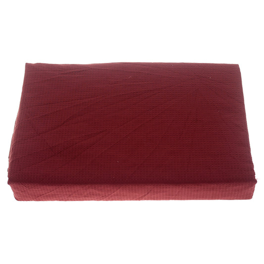 DeeP Maroon Double Bed Cover 94x102" - Habitt