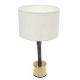 Wooden plain Brass Table Lamp .... - Habitt
