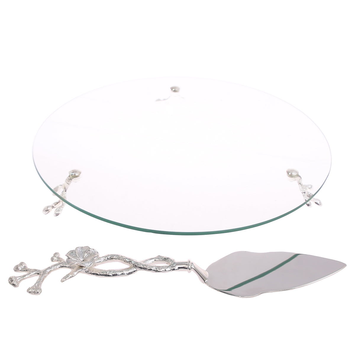 Cake Dish+Lifter (S) ORCHID CD6024