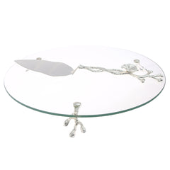 Cake Dish+Lifter (S) ORCHID CD6024