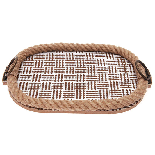 Oval Tray Brown S 7631-8 - Habitt