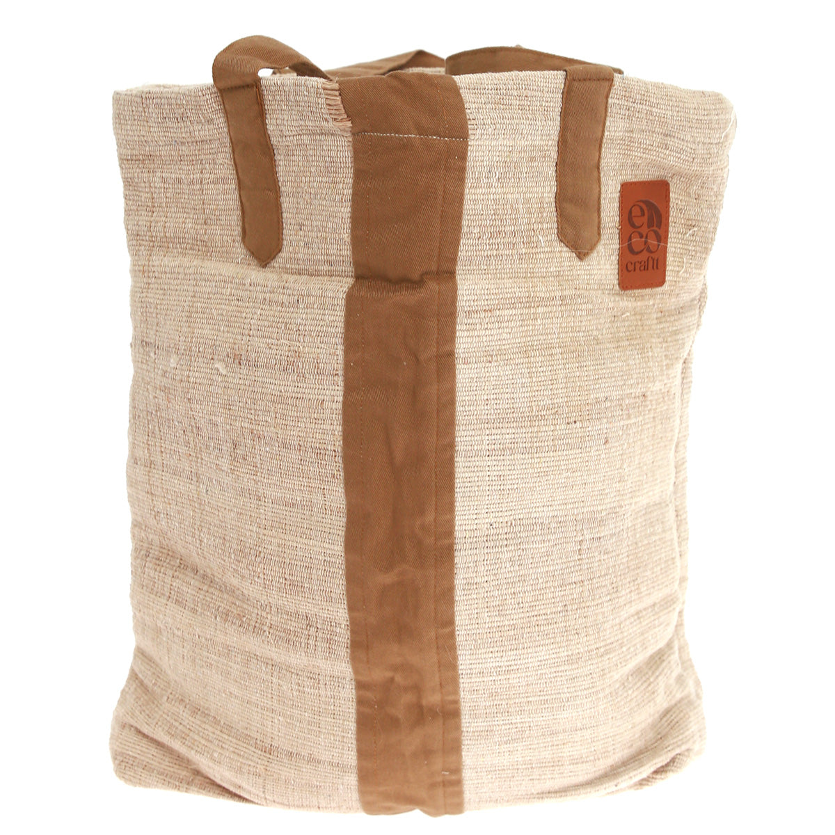 Banana Fiber Tote Bag (Long) – Eco-Friendly Handcrafted Carry Bag 8" x 14" x 4" - Habitt