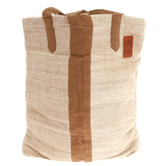 Banana Fiber Tote Bag (Long) – Eco-Friendly Handcrafted Carry Bag 8" x 14" x 4" - Habitt