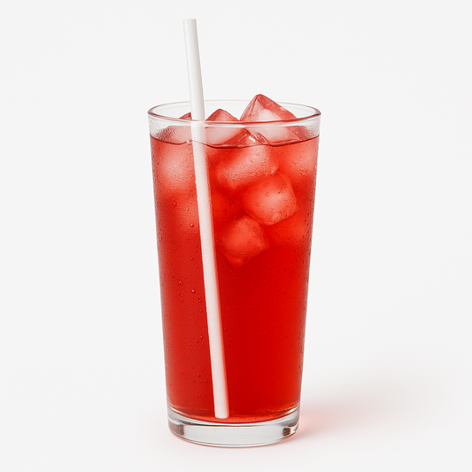 Plastic Straw Set – Pack of 6 Reusable Drinking Straws