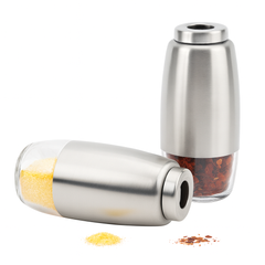 1Pc Stainless Steel Salt & Pepper Shaker – Sleek Modern Design (CH-23, Single Piece)