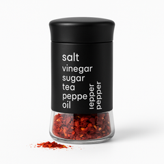 1Pc Stainless Steel Salt & Spice Storage Jar – Black Finish (JLG-01, Single Piece)