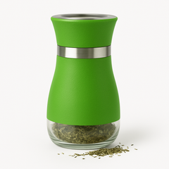 1Pc Stainless Steel Salt & Spice Storage Jar – Vibrant Color (JLG-18, Single Piece)