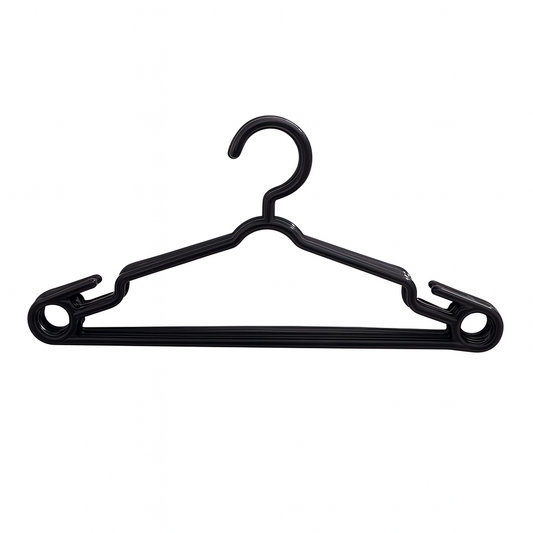 (PACK OF 6) Cloth Hangers – Durable Plastic Hangers