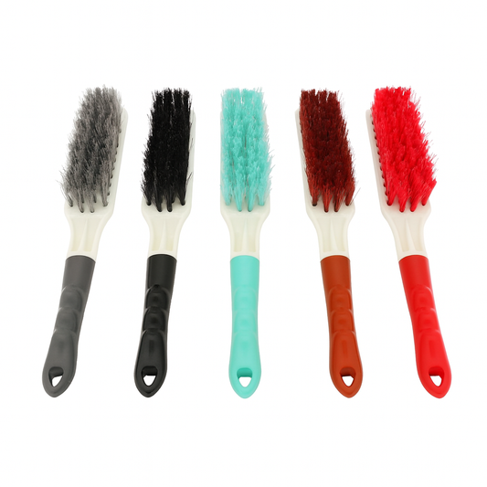 Carpet Brush Set – Large & Small Handheld Cleaning Brushes with Strong Bristles (Assorted Colors)