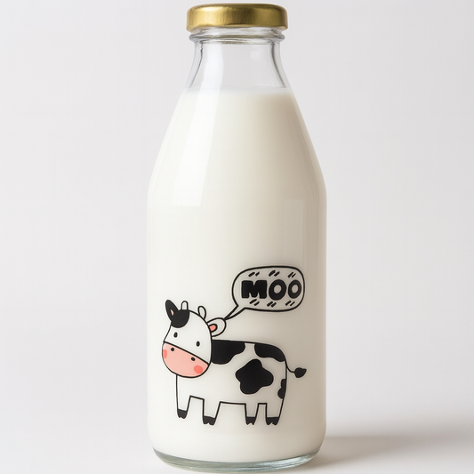 1Pc Sirio Assorted Glass Bottle – 1 L Decorative & Functional Drink Dispenser with Metal Cap