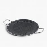 Premium Stainless Steel Non-Stick Tawa | Heavy-Duty Cookware with Dual Handles | 28 cm & 34 cm Sizes | Induction & Gas Compatible Flat Pan - Habitt