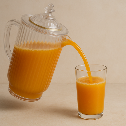 Ripple Acrylic Jug 2500 ml – Elegant Transparent Water & Beverage Pitcher with Lid