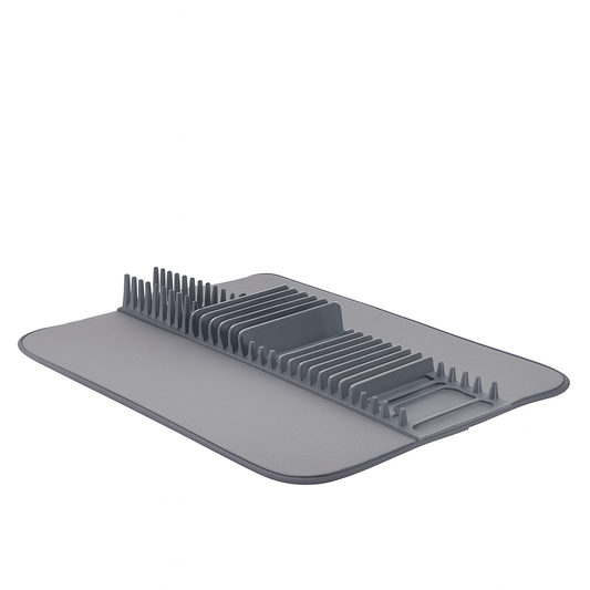 Dish Drying Mat with Drain Rack – Absorbent Kitchen Counter Mat