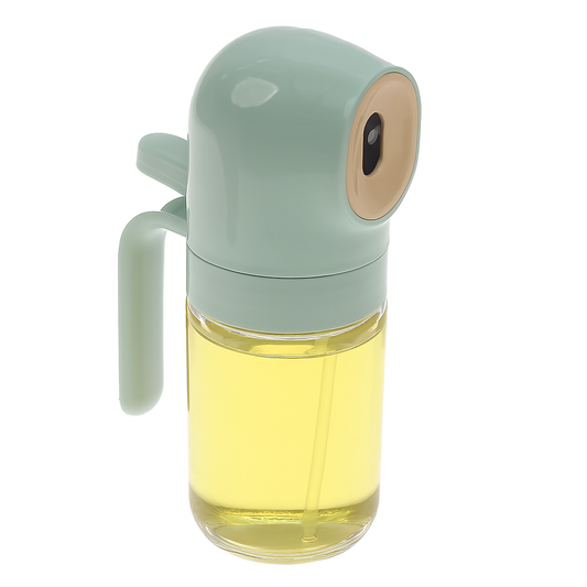 Glass Oil Spray Bottle – Refillable Dispenser for Cooking, Baking & Grilling