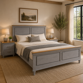 Patrick N King Size Bed with 2 Side Tables