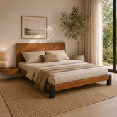 Harry King Size Bed – With side table
