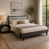 Oxford Bed with two Side Tables