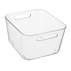 Fridge Basket – Medium Flat Transparent Organizer