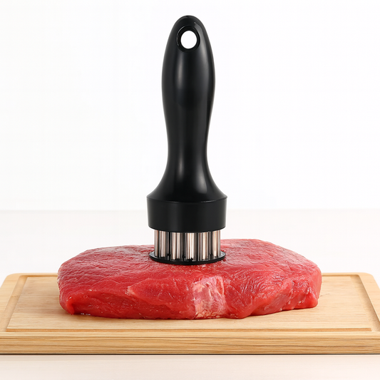 1 pc Meat Tenderizer Tool – Stainless Steel Needle Tenderizer for Steak, Chicken & BBQ Marinades