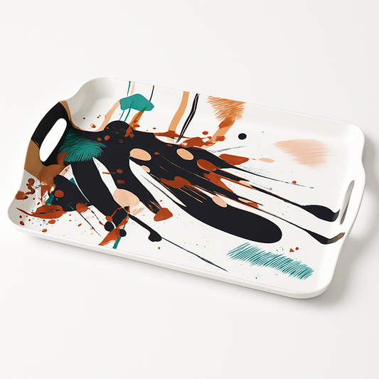 Crystal Serving Tray – Rectangular with Handles