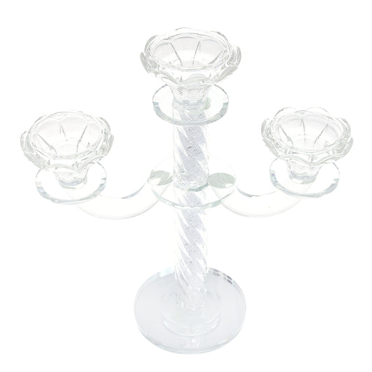 Glass Candle Holder.Z311-636 - Habitt