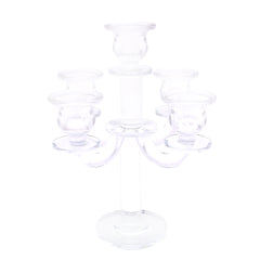Glass Candle Holder.Z311-639