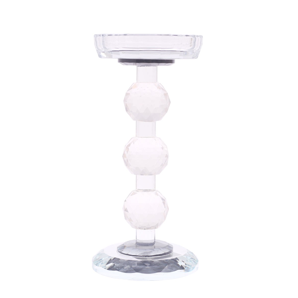 CRYSTAL CANDLE HLDR L