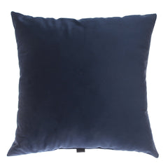 Velvet Filled Cushion 18x18" Navy Blue
