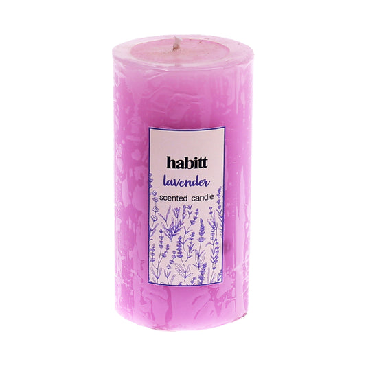 Lavendor Pillar Candle 2x6" - Habitt