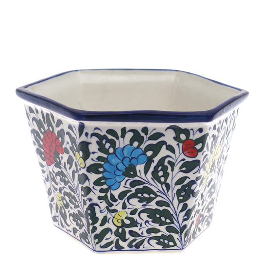 Planter Ceramic Multi small Blue Pottery
