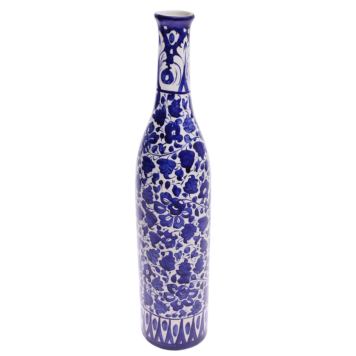 Long Shades of Blue Vase