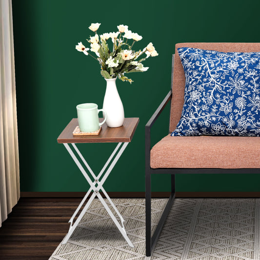 Ditmas Folding (White) Side Table