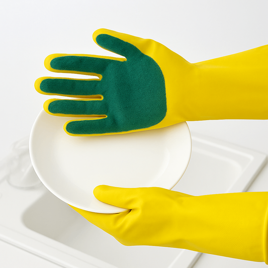 Cleaning Gloves with Built-In Sponge – Heavy-Duty & Multi-Purpose