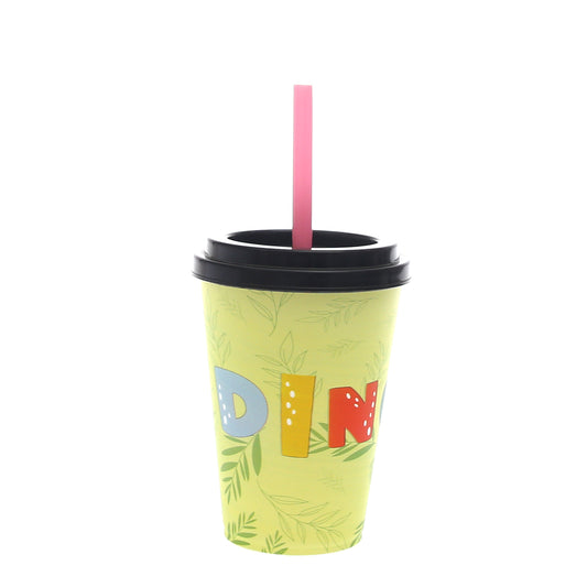 Cup with Straw – Light Green
